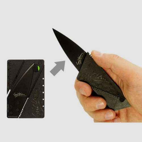 Credit Card Shaped Folding Tactical Knife