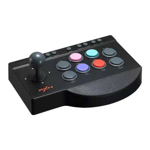 Arcade Fight Stick, USB Wired Fighting Joystick Game Controller for PS4 / PS3 / Switch / Xbox One /