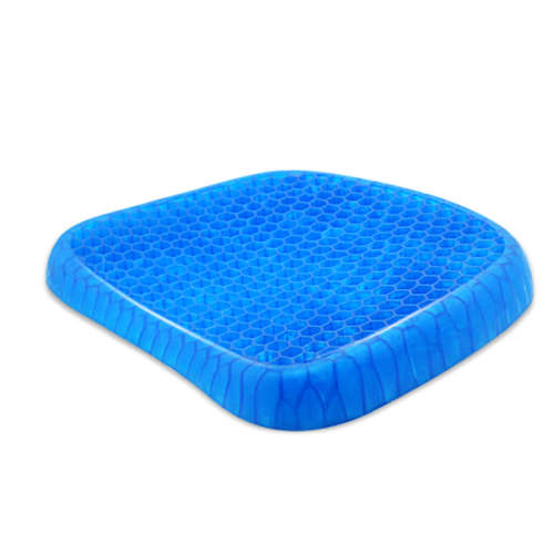 Seat Cushion Soft Silicone Honeycomb Design Upholstered Elastic Pillow Backrest Support Sitting