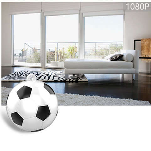1080P Full HD Football Mini Spy Hidden Camera Motion Detection Night Vision Camcorder