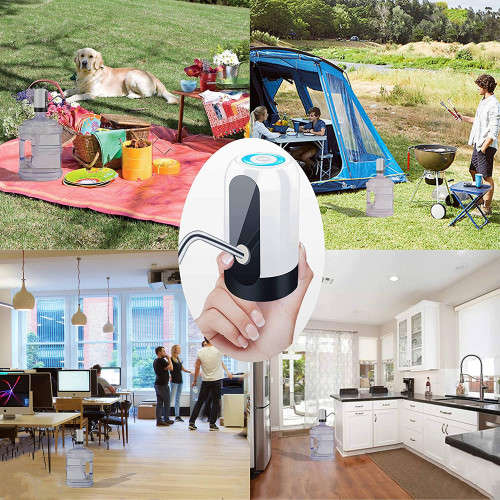 Water Bottle Pump Automatic Water Dispenser Portable Electric Drinking Water Pump for Home Kitchen