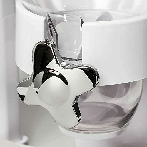 Dry Food Dispenser Dual Grain Sealed Storage Kitchen Dual Compartment Food Jar Dispenser