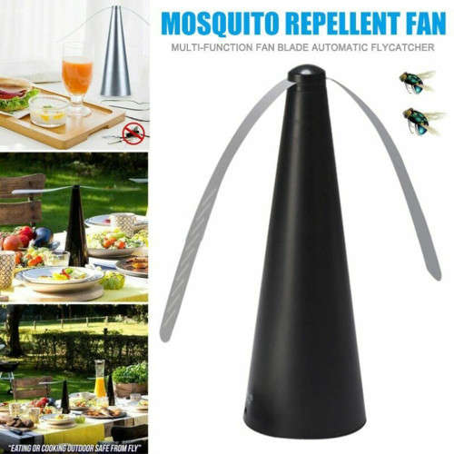 Repellent Fan for Tables Indoor Outdoor Meal Portable Table Fly Fan Keep Flies Away from Your Food