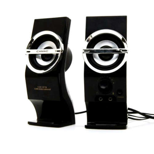 CAMAC CMK-878 USB Power Portable Music Speaker for PC / Laptop  Black