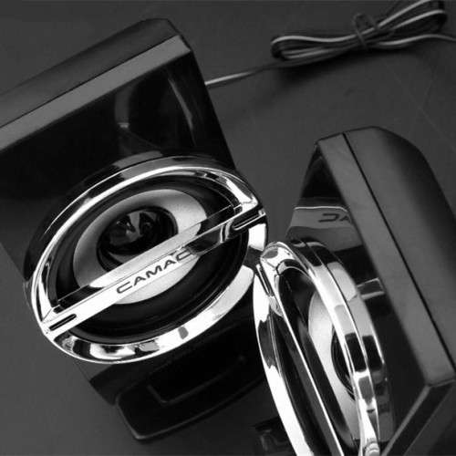CAMAC CMK-878 USB Power Portable Music Speaker for PC / Laptop  Black