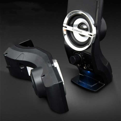 CAMAC CMK-878 USB Power Portable Music Speaker for PC / Laptop  Black