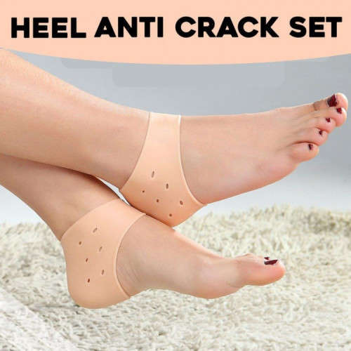 Silicone Heel Protector Foot Pad Moisturizing Gel Heel Socks Cracked Foot Skin Care