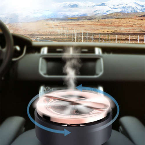 Car perfume aromatherapy air diffuser with solid aroma core