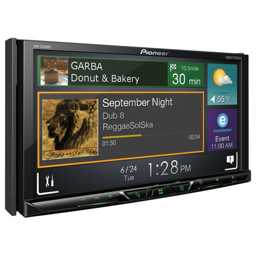 Pioneer DMH-Z5150BT Bluetooth In-Dash Digital Media Receiver With Touchscreen