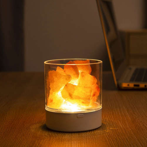 Himalaya Zout Lamp Rock Natuurlijke Kristal Kleine Ionische Steen Night Bed Licht
