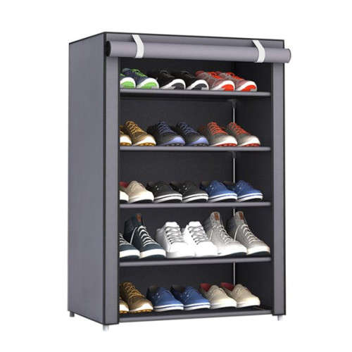 9-Layer Dustproof Shoe Rack Storage Cabinet Non-Woven Shoe Cabinet