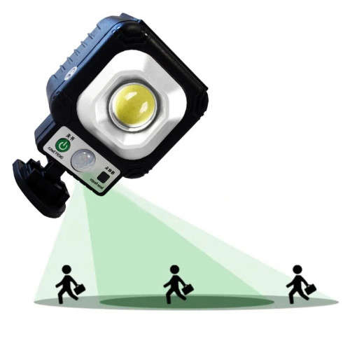 JX-966A Motion Sensor LED Solar Panel Spotlight