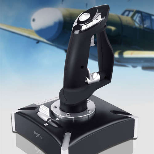 JG6 Joystick Game Joystick Game Flight Simulator Dual Vibration Gamepad for PC/PS4/Xbox One