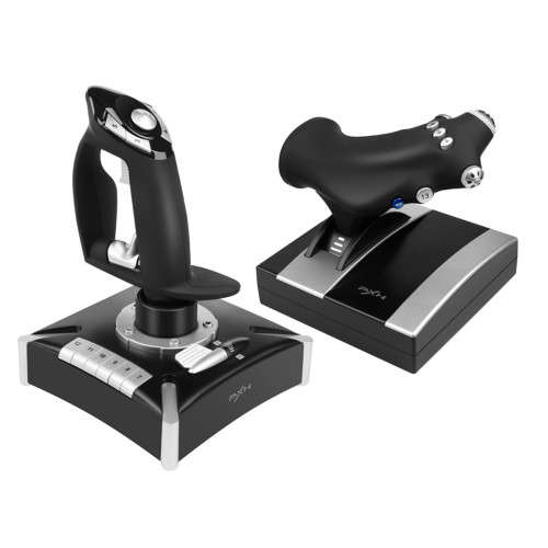 JG6 Joystick Game Joystick Game Flight Simulator Dual Vibration Gamepad for PC/PS4/Xbox One