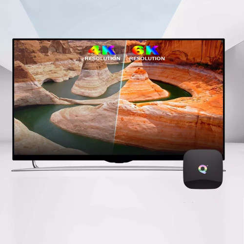 Q Plus Android 10 Smart TV Box Media Player MINI PC HDMI HD WIFI TV Box