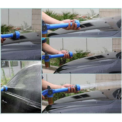 New EZ Jet Water Cannon Pressure SprayGun w/Built-in Soap Dispenser 8 Spray Settings