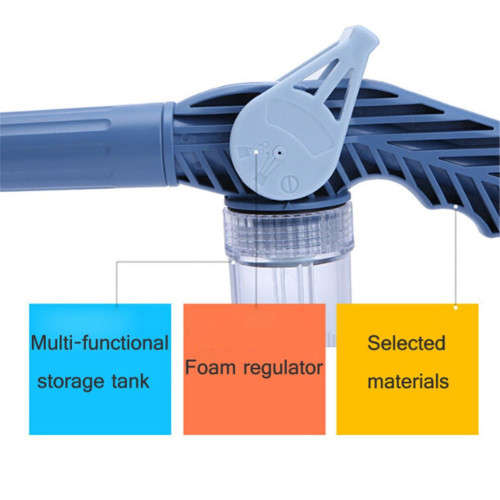 New EZ Jet Water Cannon Pressure SprayGun w/Built-in Soap Dispenser 8 Spray Settings