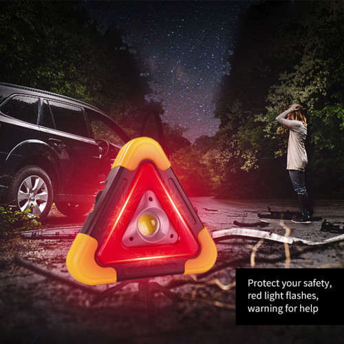 Car LED Triangular Warning Light Safety Emergency Strobe Light