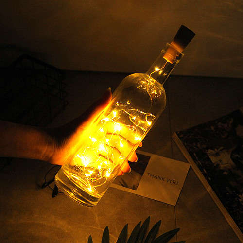 2m LED Mini Cork Light String Bar Decorative String Light