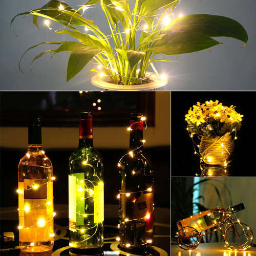2m LED Mini Cork Light String Bar Decorative String Light