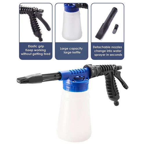 Garden Water Pump Pressure Sprayer Adjustable Car Wash Cleaning Foam Bottle Detachable Foam Sprayer