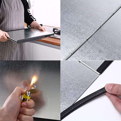 Stove splash cover grease anti-splash oil baffle plate non-stick pot splash-proof cover