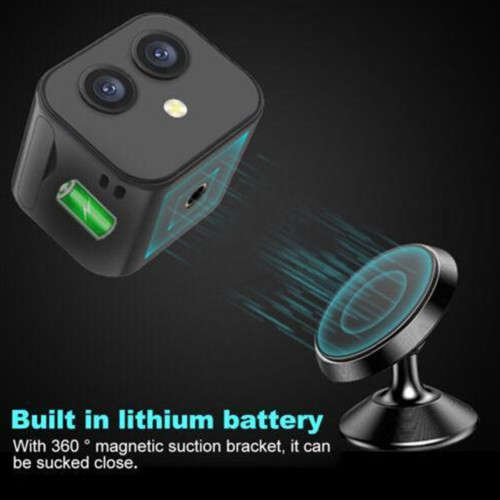 4K Dual Lens Wifi Camera 2-way Intercom Surveillance VCR XD-D3