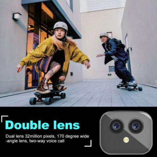 4K Dual Lens Wifi Camera 2-way Intercom Surveillance VCR XD-D3