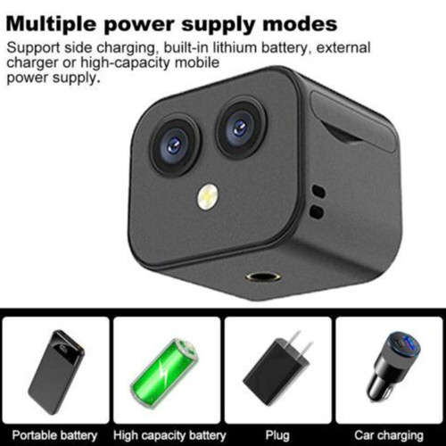 4K Dual Lens Wifi Camera 2-way Intercom Surveillance VCR XD-D3