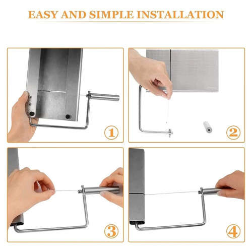 Stainless Steel Multifunctional Cheese Slicer Cheese Divider Cheese Butter Cutter
