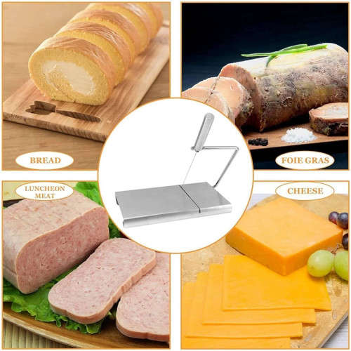 Stainless Steel Multifunctional Cheese Slicer Cheese Divider Cheese Butter Cutter