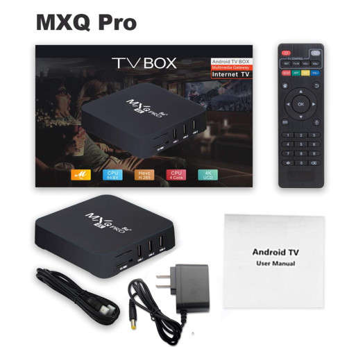 MXQ Pro 5G TV Box 2GB+16GB Android Smart Box HD 3D Dual Band WiFi Quad Core Home Media Player