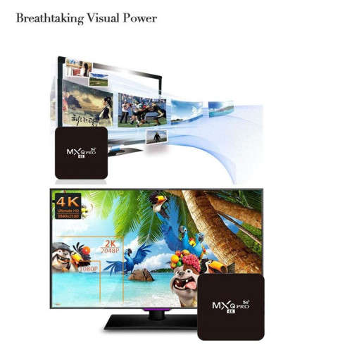MXQ Pro 5G TV Box 2GB+16GB Android Smart Box HD 3D Dual Band WiFi Quad Core Home Media Player
