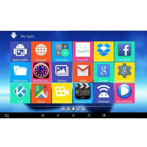 MXQ Pro 5G TV Box 2GB+16GB Android Smart Box HD 3D Dual Band WiFi Quad Core Home Media Player