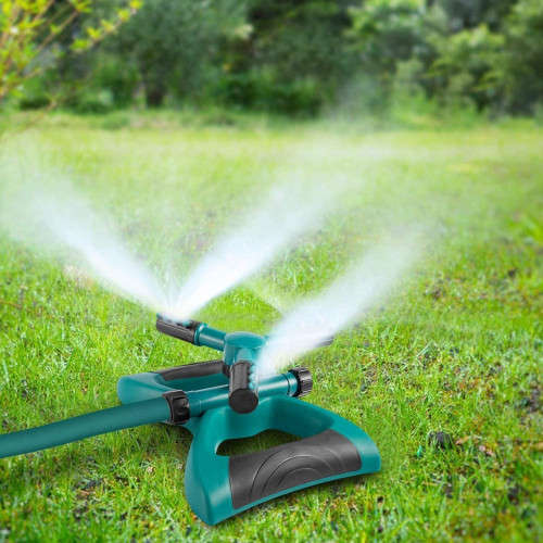 Garden Sprinkler 360 Degree Rotation 3 Arms Round Sprinkler Garden Sprinkler System