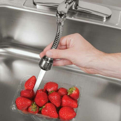 Turbo Flex 360 Instant Hands Free Faucet Rotary Sprayer Sink Hose