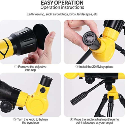 Children`s scientific and educational astronomical telescope toy monocular telescope KN-12