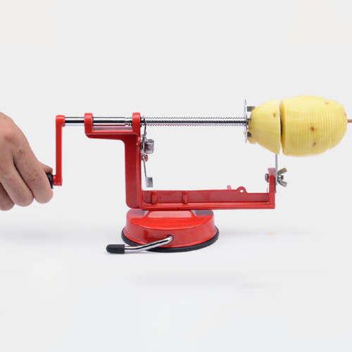 Potato Machine Slicer Manual Stainless Steel Cutter Spiral Tornado Twister Chips