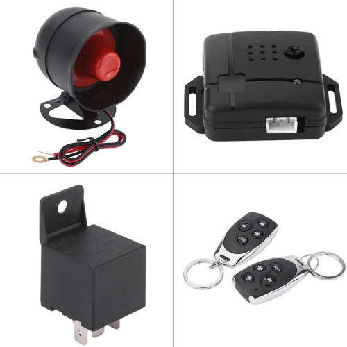 Universal Car Anti-theft Alarm Protection Security System with 2 Remote Controls