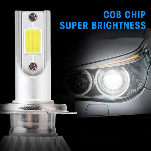 H1 Car High and Low Beam Bulb COB LED Headlight Car Light Bulb Auto Accessories