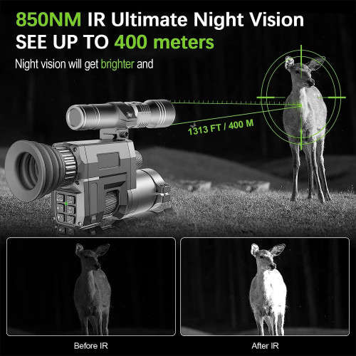 Wifi Digital Night Vision 4x Digital Zoom Binoculars NV300