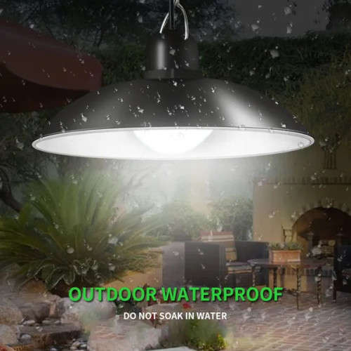 LED Solar Wall Light Home Garden Patio Double Head Pendant Light
