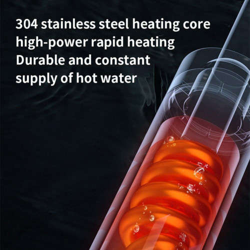 Stainless Steel Electric Water Heater Temperature Display Instant Hot Faucet RY-019