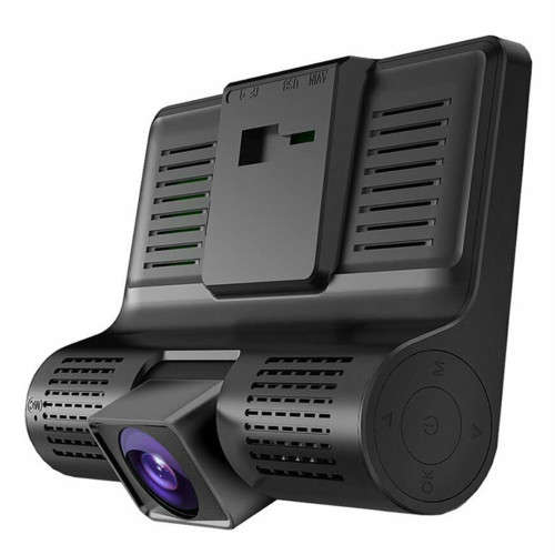 3 Channels Car DVR 1080P 4 Inch HD Car DVR Rear View Video Night Vision Camera Parking Monitor