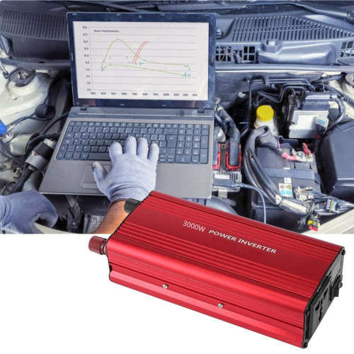 Power Inverter3000W Voltage Converter Red