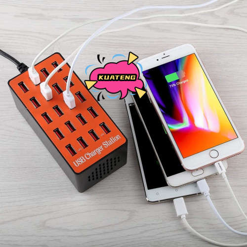 5V/8A 20 Ports USB Hub Splitter Portable Universal USB Smart Charging Station