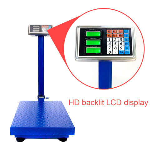 150KG Heavy Duty Electronic Platform Scale Digital Transport Scale Platform Scale