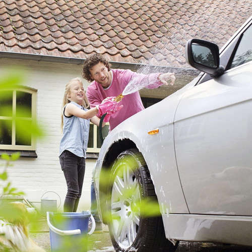 10m Garden Hose Car Wash Hose with Multi-function Nozzle Reel