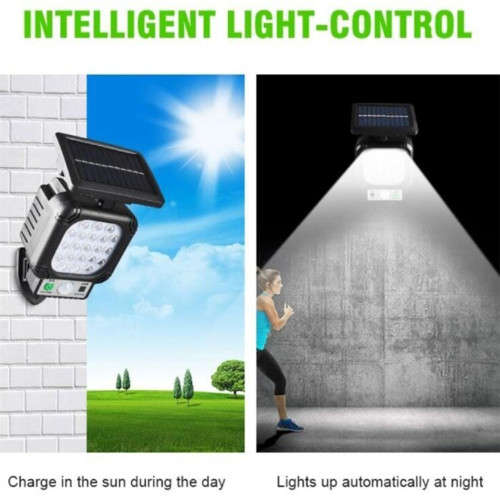 Outdoor Solar Light LED Human Body Sensor Light Household Garden Light Safety Street Light