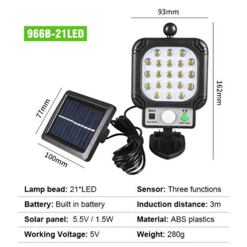 Outdoor Solar Light LED Human Body Sensor Light Household Garden Light Safety Street Light